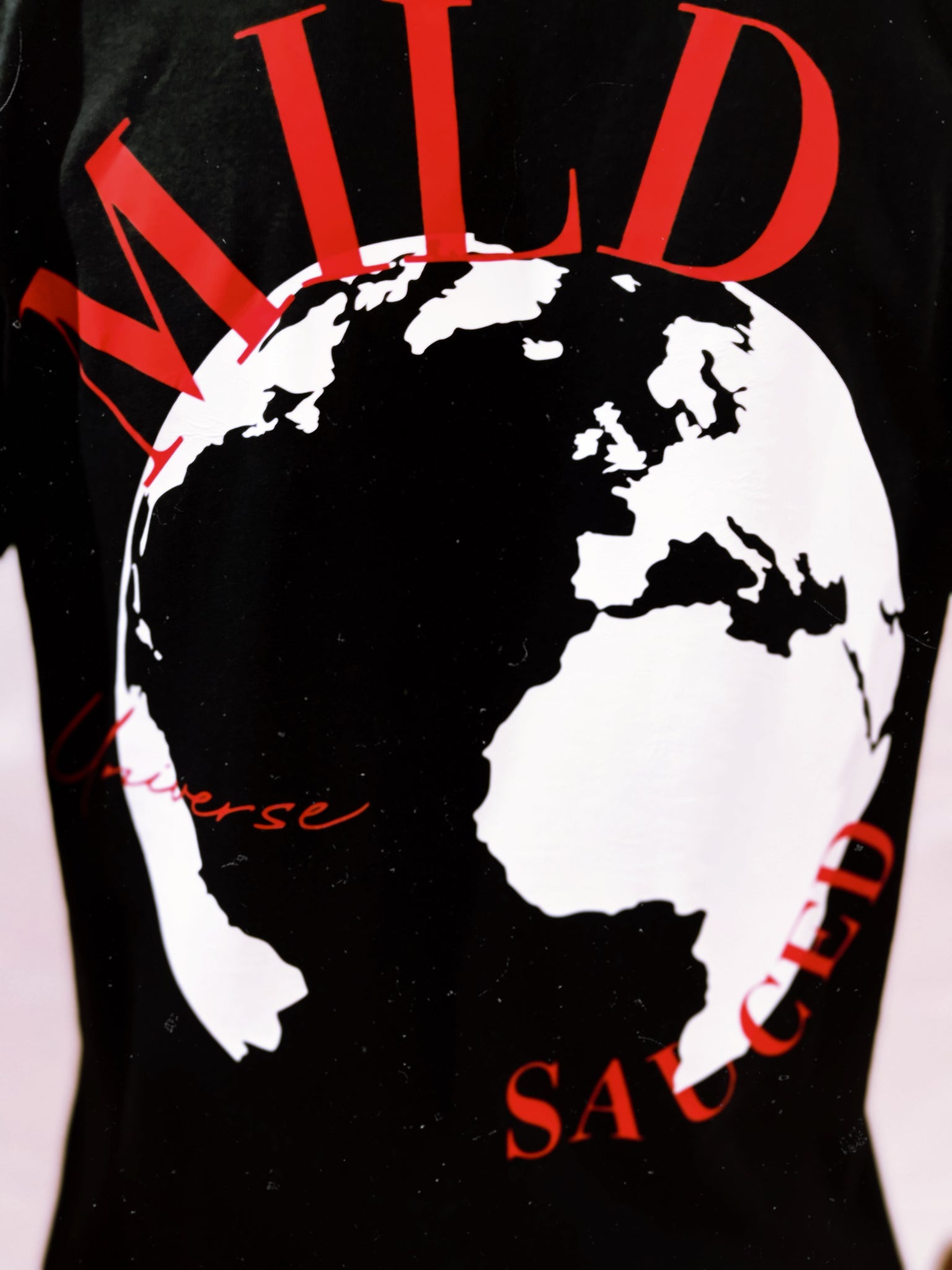 Mild Sauced Universe Black T-Shirt