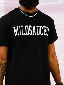 Mild Sauced Smiley World Black T-Shirt