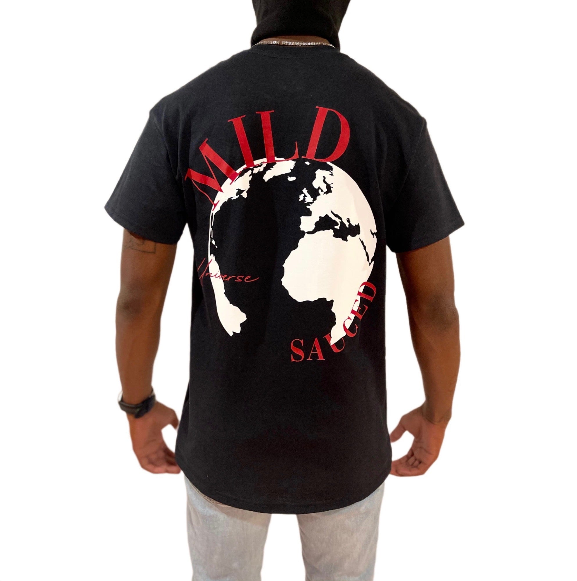 Mild Sauced Universe Black T-Shirt